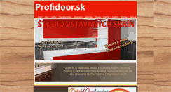 Desktop Screenshot of profidoor.sk