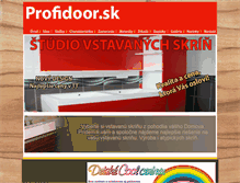 Tablet Screenshot of profidoor.sk